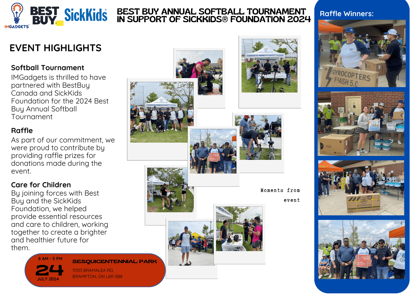 Our Commitment to Community Impact: A Successful Collaboration with BestBuyCanada and SickKids Foundation