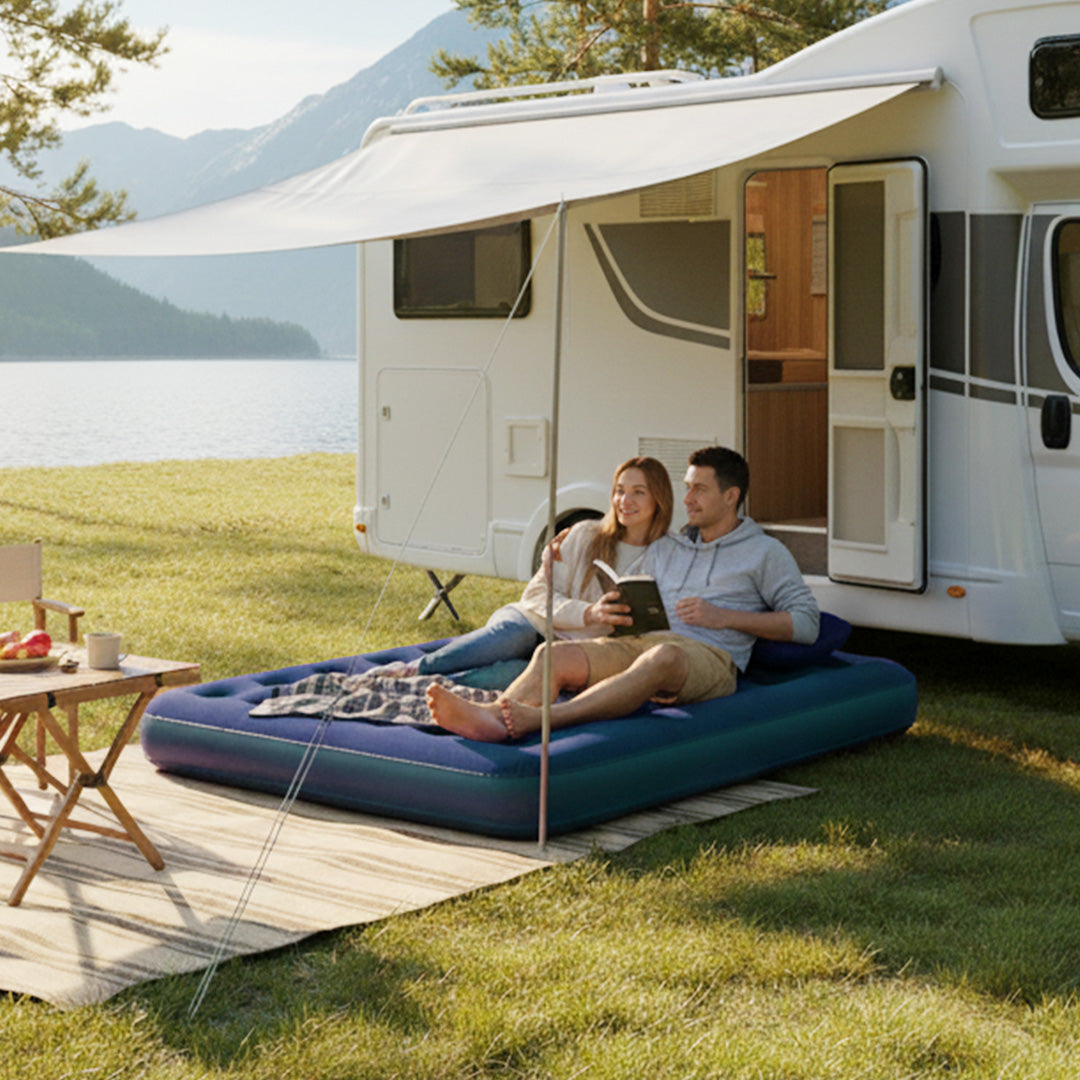 Avenli Air Mattress Queen – 2 Pillows & Hand Pump Included