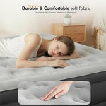 Avenli Queen Air Mattress - 18.5" High Raised Bed with Built-in Air Pump