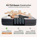 Avenli Queen Air Mattress - 18.5" High Raised Bed with Built-in Air Pump