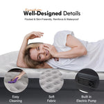 Avenli Queen Air Mattress - 18.5" High Raised Bed with Built-in Air Pump