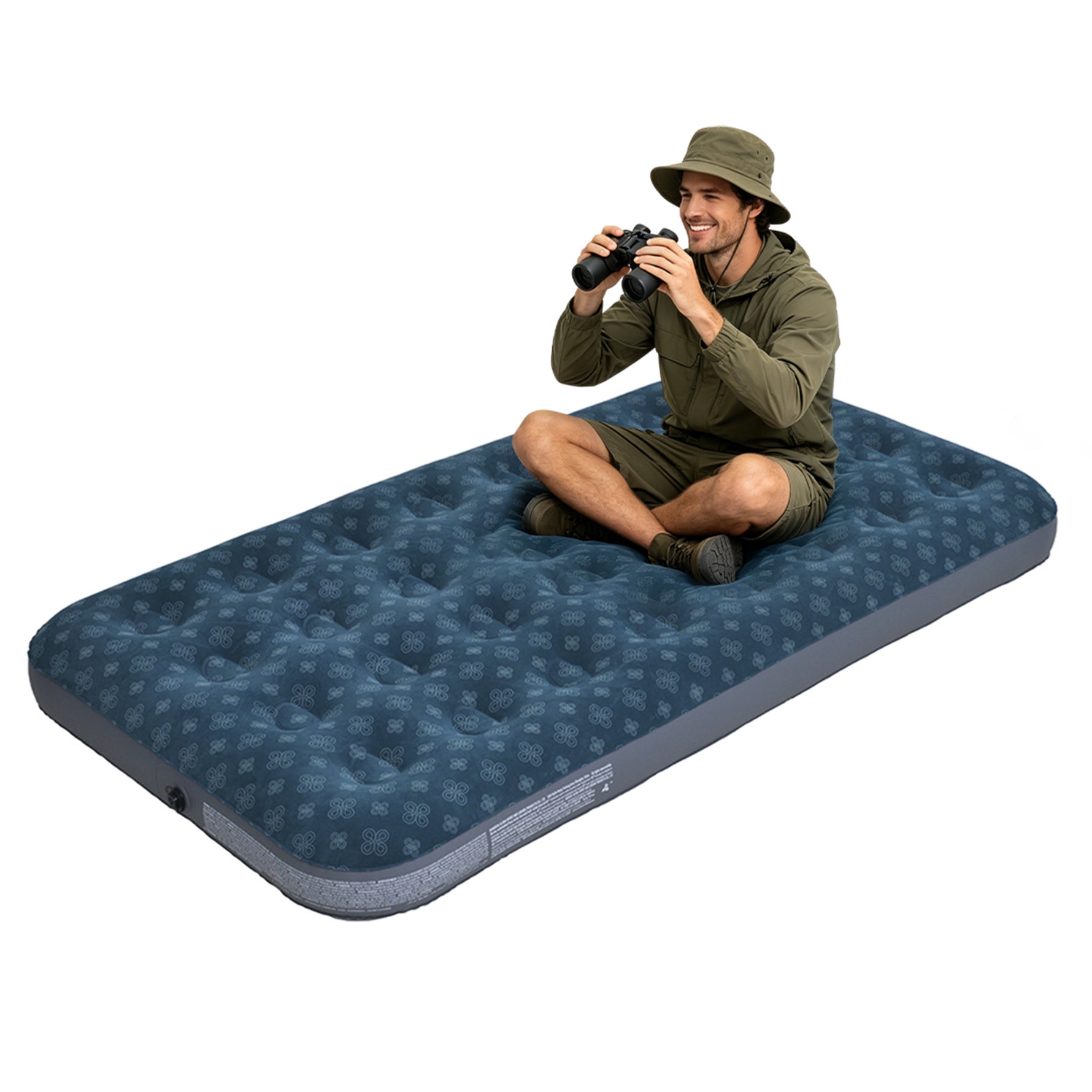 Avenli Air Mattress Twin – CloudCoil 6.3ft x 9in Inflatable Bed (330lb Capacity)