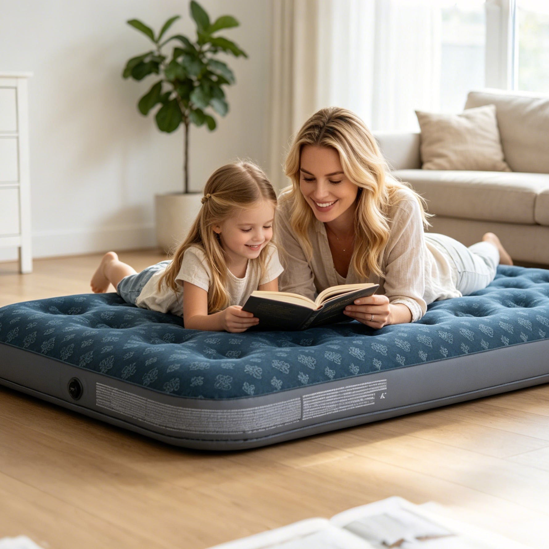 Avenli Air Mattress Twin – CloudCoil 6.3ft x 9in Inflatable Bed (330lb Capacity)
