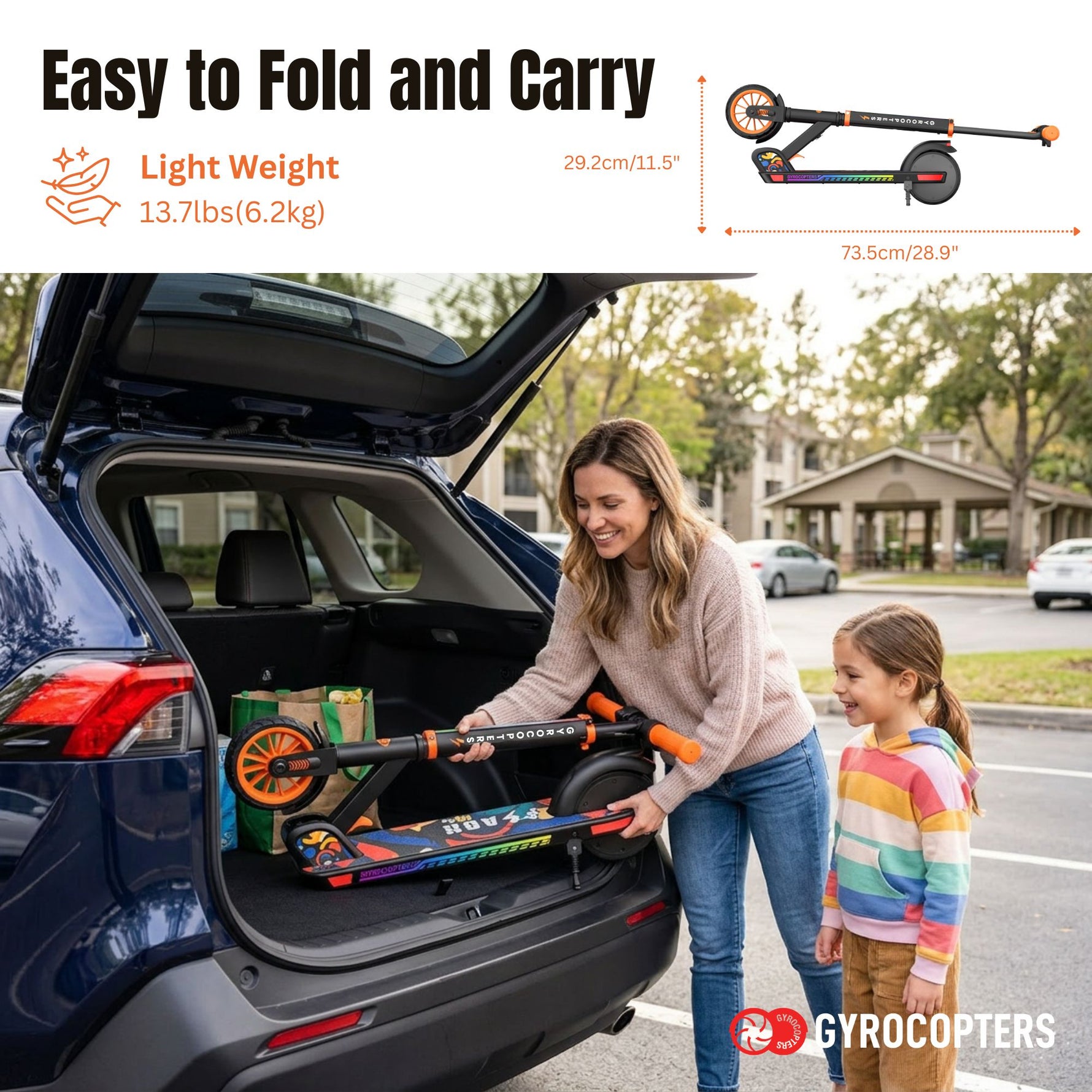 Gyrocopters Flash KidZ Electric Scooter (Age 6+)