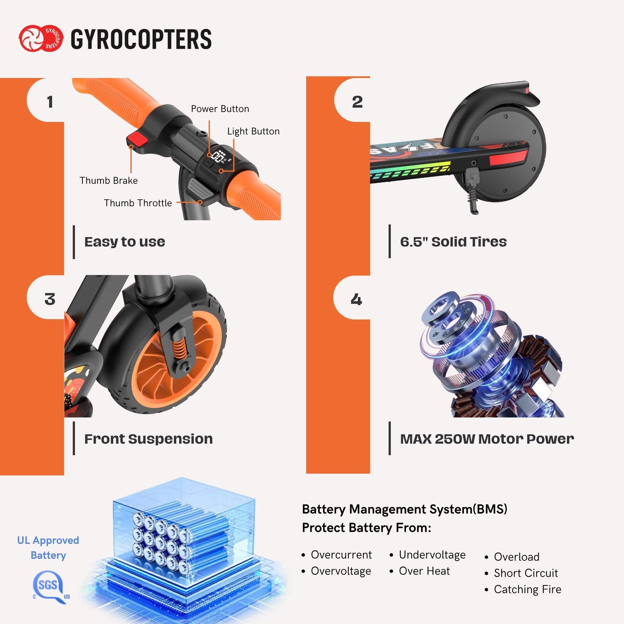 Gyrocopters Flash Kidz Electric Scooter (Age 6+) – IMGadgets