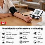 IMLoved Blood Pressure Monitor (Upper Arm) – Large HD Backlit Display for Home / Travel