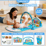 IMLoved Baby Play Mat - 360° Rotating Musical Piano
