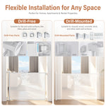 IMLoved Retractable Baby Gate 150cm Mesh Gate for Stairs & Doorways