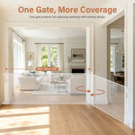 IMLoved Retractable Baby Gate 150cm Mesh Gate for Stairs & Doorways