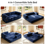 IMHome Convertible Sofa Bed - 4-in-1 Modular Design with High-Density Foam
