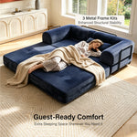 IMHome Convertible Sofa Bed - 4-in-1 Modular Design with High-Density Foam