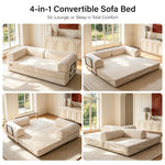IMHome Convertible Sofa Bed - 4-in-1 Modular Design with High-Density Foam