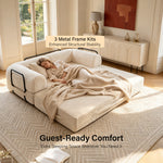 IMHome Convertible Sofa Bed - 4-in-1 Modular Design with High-Density Foam