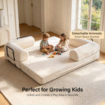 IMHome Convertible Sofa Bed - 4-in-1 Modular Design with High-Density Foam