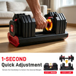 IMFIT Premium Adjustable Dumbbells - Up to 55 lbs Weights