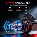 Gyrocopters Flash 6.0 MAX Electric Scooter - 40 km Range, 32 Km/h Speed