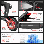 Gyrocopters Flash 6.0 MAX Electric Scooter - 40 km Range, 32 Km/h Speed