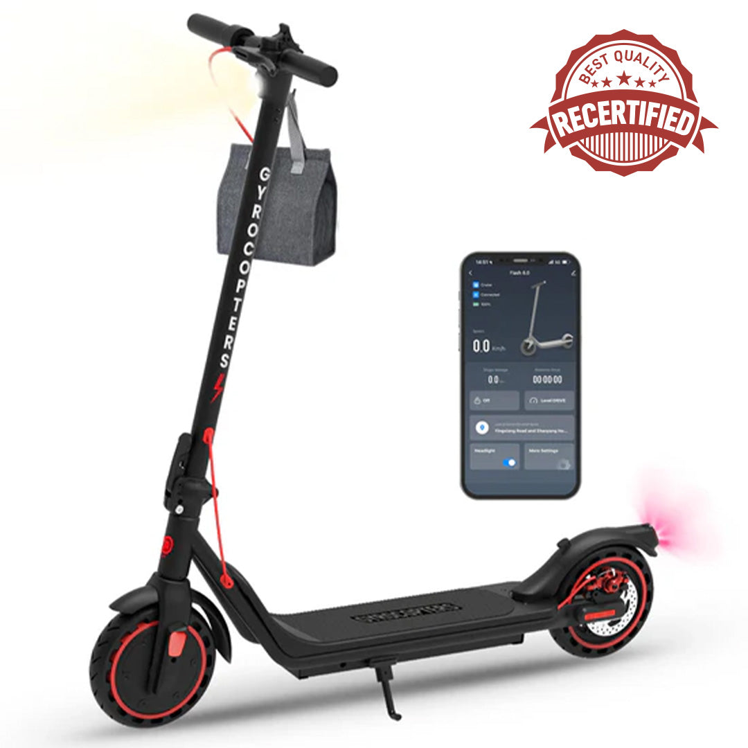 Re-Certified Gyrocopters Flash 6.0 Electric Scooter - 30 km/h Range