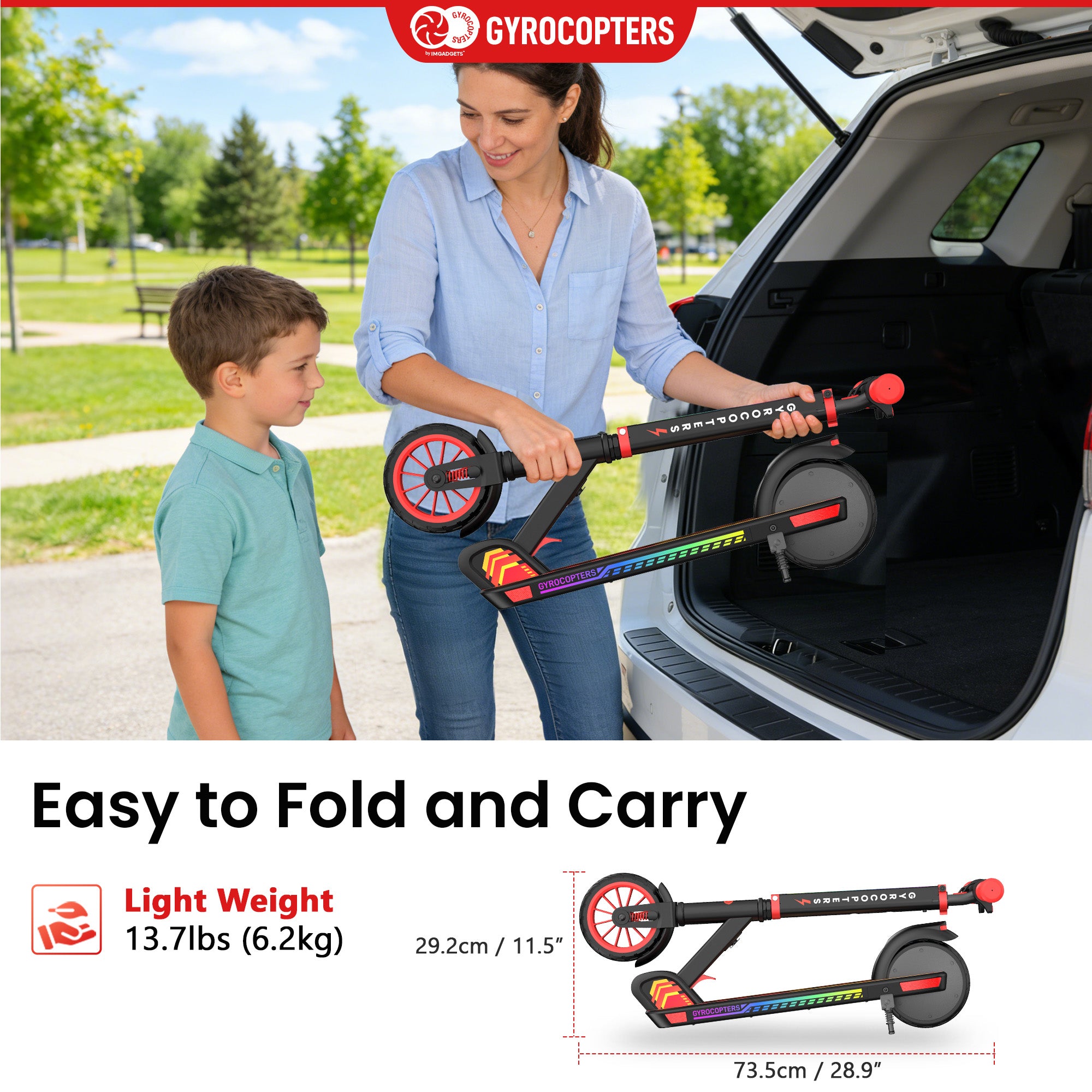 Gyrocopters Flash Kidz Electric Scooter (Age 6+) – IMGadgets