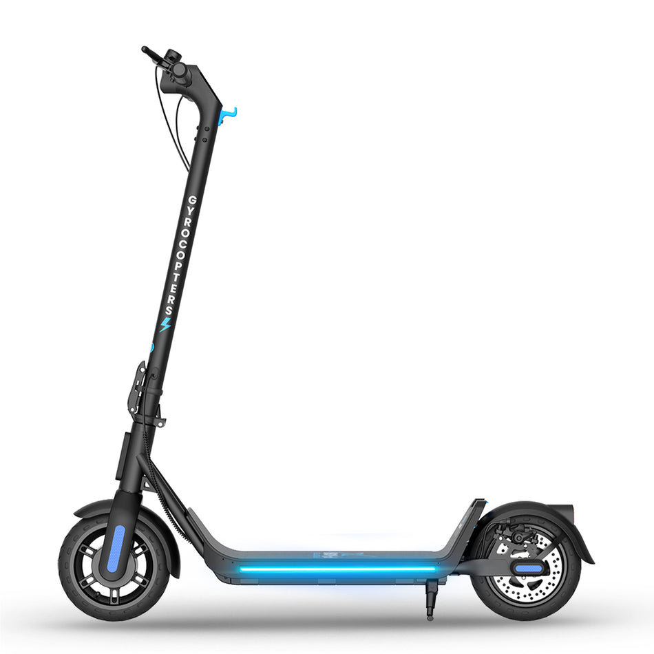 (Pre-order) Gyrocopters FlashX Electric Scooter | Powerful Rear Wheel Drive with 32 km/h Speed  | 32 km Range | UL2272 Approved | Smart App Control | Foldable & Light-weight | Puncture-Proof Tires | Cruise Control