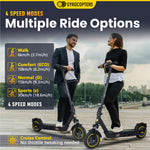 Re-certified Gyrocopters Flash Pro Max Scooter for adults l Range up to 40 Kms| Speed 30kms| 500W Motor l App integrated Smart Electric Scooter