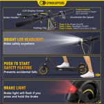 Re-certified Gyrocopters Flash Pro Max Scooter for adults l Range up to 40 Kms| Speed 30kms| 500W Motor l App integrated Smart Electric Scooter