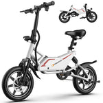 Gyrocopters Frost Foldable Electric City Bike - 350W, UL2849 Certified, 60km Range