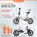Re-Certified Gyrocopters Frost City Electric Bike - 60 km Range