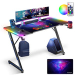 IMHome Z-Shaped 47" LED Gaming Desk
