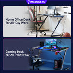IMHome Z-Shaped 47" LED Gaming Desk