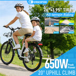 Gyrocopters Glacia E-Bike - 93 km PAS Range, 650W Peak Power