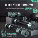 IMFIT AIO Adjustable Dumbbells - 5-in-1 Strength Training Set