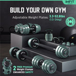 IMFIT AIO Adjustable Dumbbells - 5-in-1 Strength Training Set