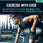 IMFIT AIO Adjustable Dumbbells - 5-in-1 Strength Training Set