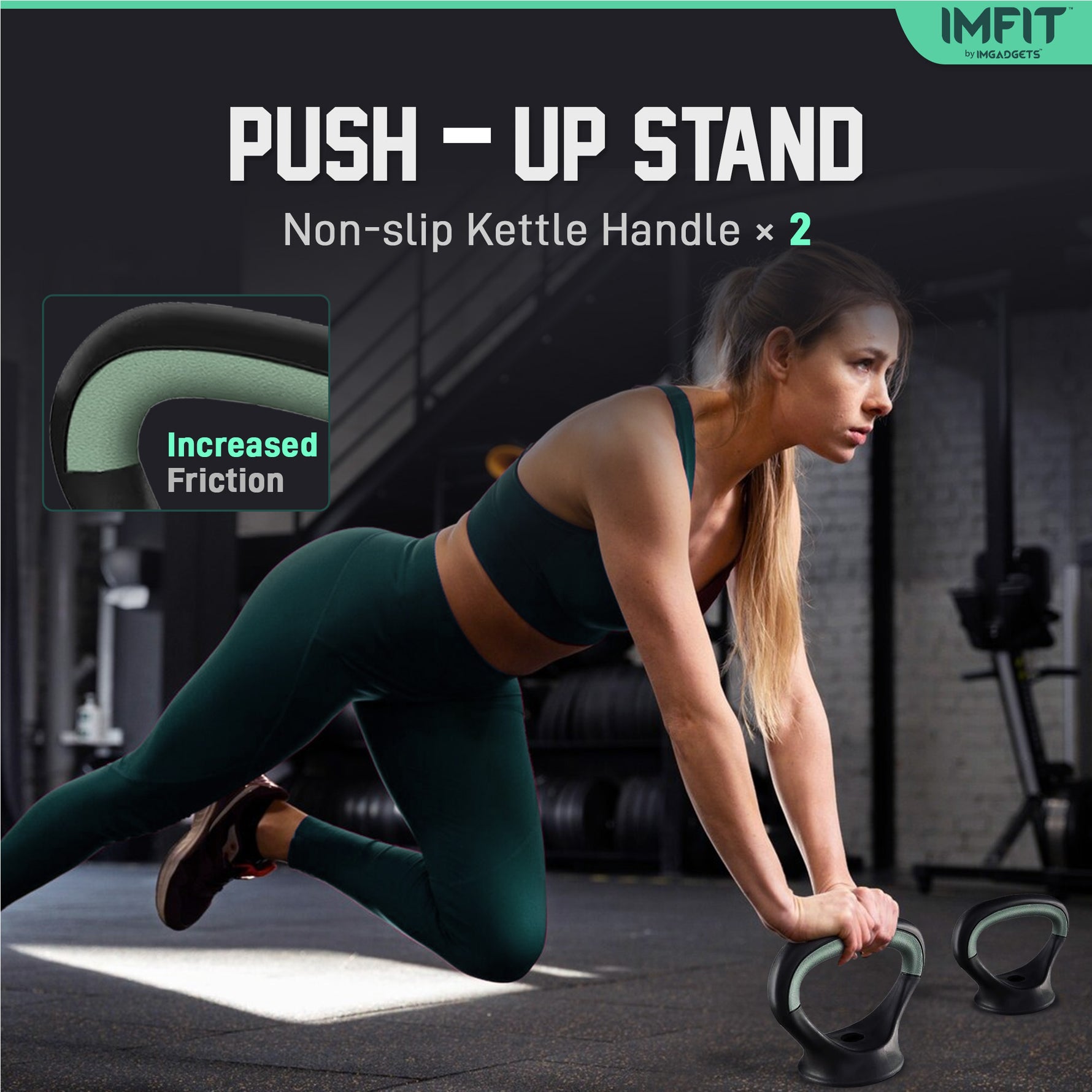 IMFIT AIO Adjustable Dumbbells - 5-in-1 Strength Training Set