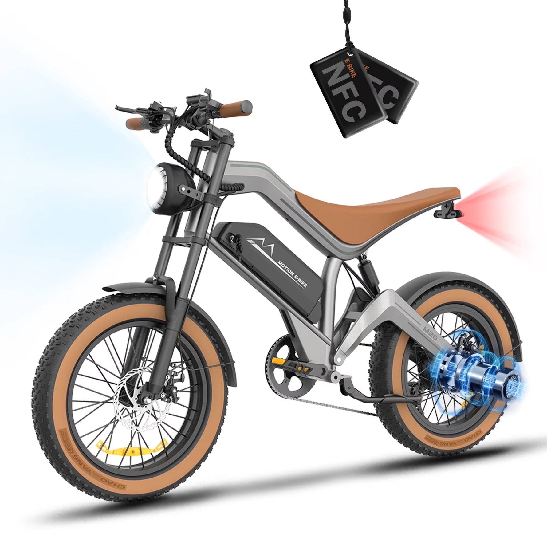 Gyrocopters Ocean Mountain E-Bike - 115km PAS Range