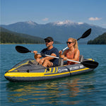 IMGadgets Explorer 2-Person Inflatable Kayak - ISO-Certified Puncture-Resistant PVC