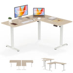 IMHome L-Shaped Adjustable Standing Desk (63" x 55")