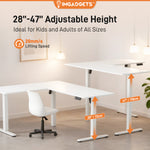 IMHome L-Shaped Adjustable Standing Desk (63" x 55")