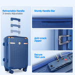 Ensemble de bagages IMHome (3 pièces) avec traceur GPS - Ultra léger