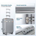Ensemble de bagages IMHome (3 pièces) avec traceur GPS - Ultra léger
