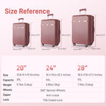Ensemble de bagages IMHome (3 pièces) avec traceur GPS - Ultra léger