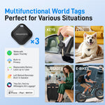 Ensemble de bagages IMGadgets Go (3 pièces) | Polycarbonate ABS léger et résistant | 4 roues doubles multidirectionnelles à 360° | Cadenas homologué TSA | 3 balises GPS intelligentes | Design spacieux | Poignée télescopique en fer 
