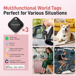 Ensemble de bagages IMGadgets Go (3 pièces) | Polycarbonate ABS léger et résistant | 4 roues doubles multidirectionnelles à 360° | Cadenas homologué TSA | 3 balises GPS intelligentes | Design spacieux | Poignée télescopique en fer 