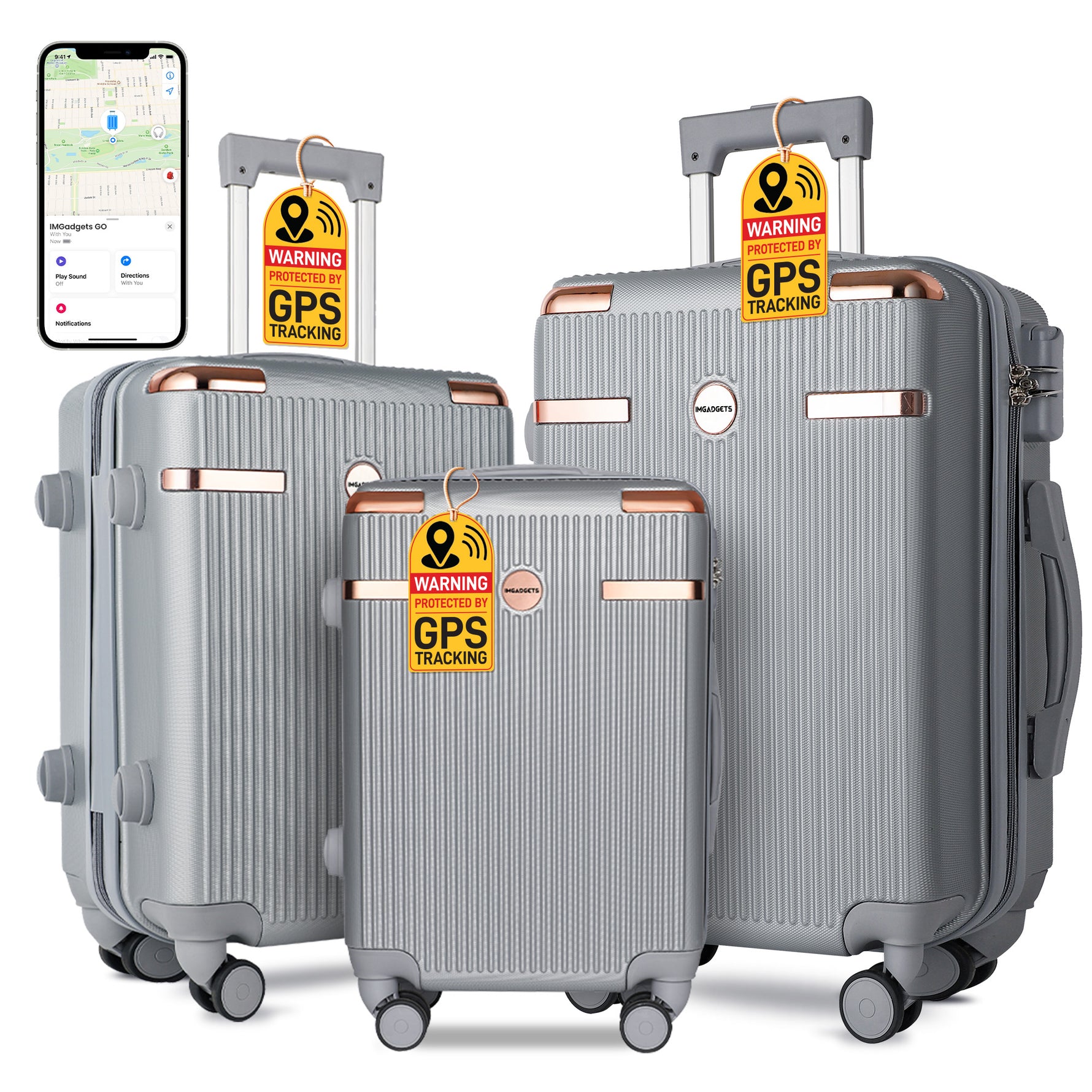 IMHome Go Luggage Set (3 pc) - Lightweight