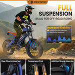 Gyrocopters Ocean Mountain E-Bike - 115km PAS Range