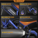 Gyrocopters Ocean Mountain E-Bike - 115km PAS Range