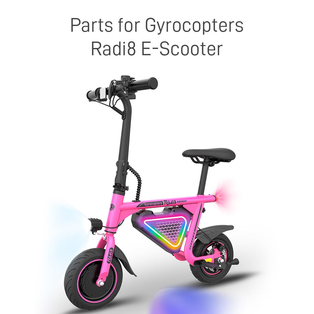 Pièces de rechange pour trottinette électrique Gyrocopters Radi8