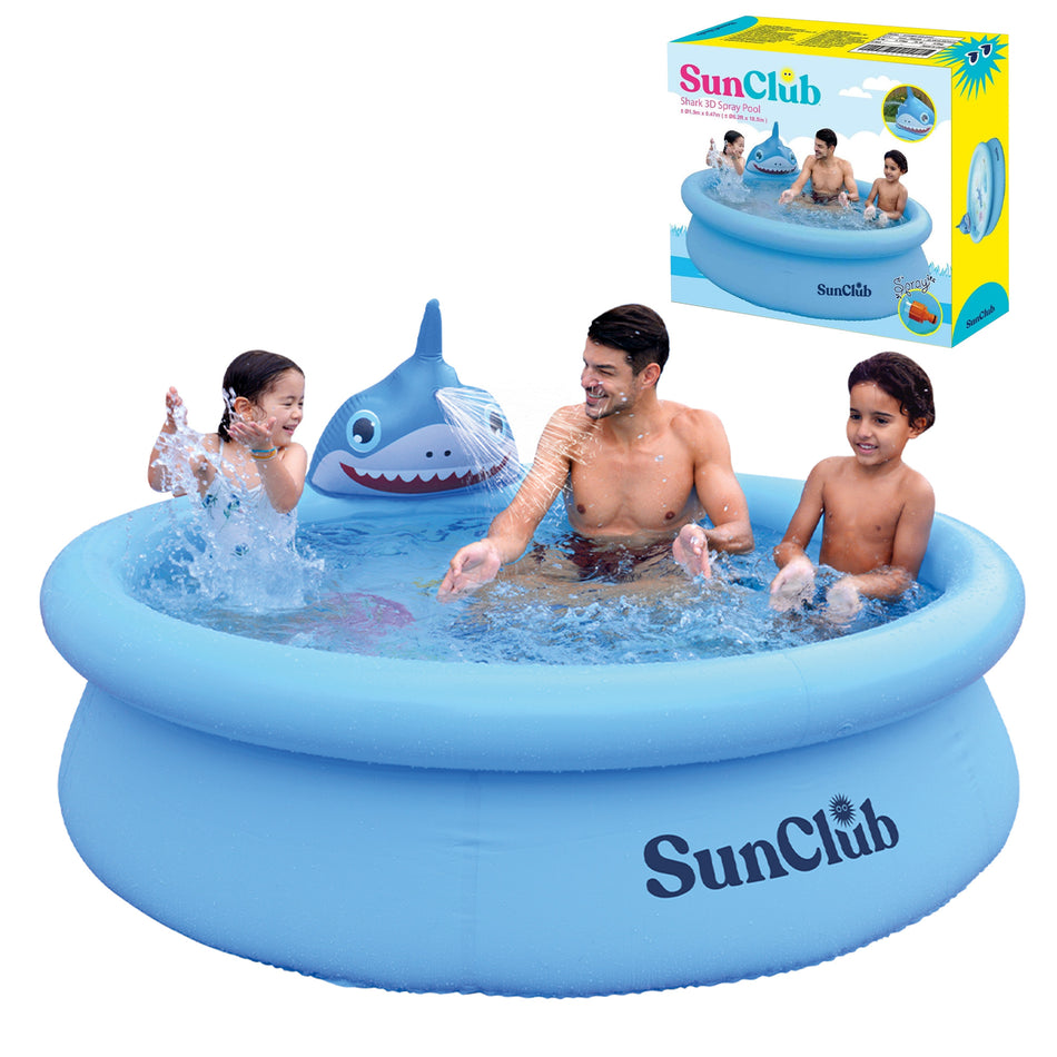 Baby Shark Sprinkler Pool for kids and adults| Inflatable Kiddie Pool |Baby Splash Pool | Garden and Backyard Pool| Summer Pool |6.2ft x 1.5ft