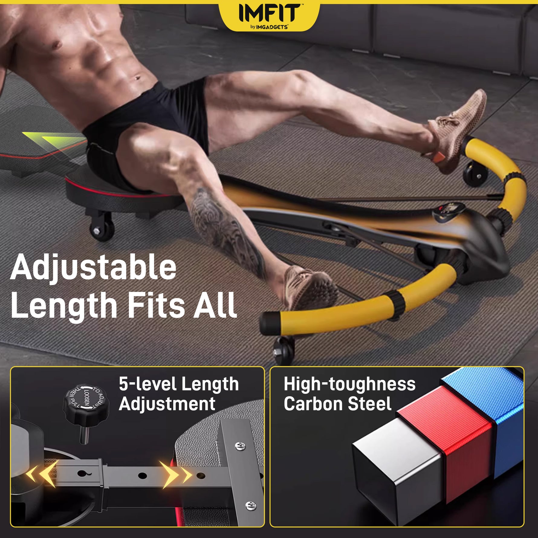 IMFIT PowerArc Abdominal Machine – Smart Core Training System
